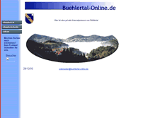 Tablet Screenshot of buehlertal-online.de